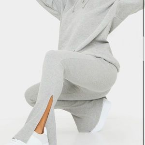 Gray hoodie and pants